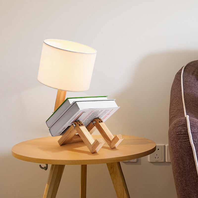 Nordic Wooden Desk Lamp