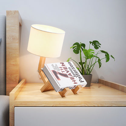 Nordic Wooden Desk Lamp