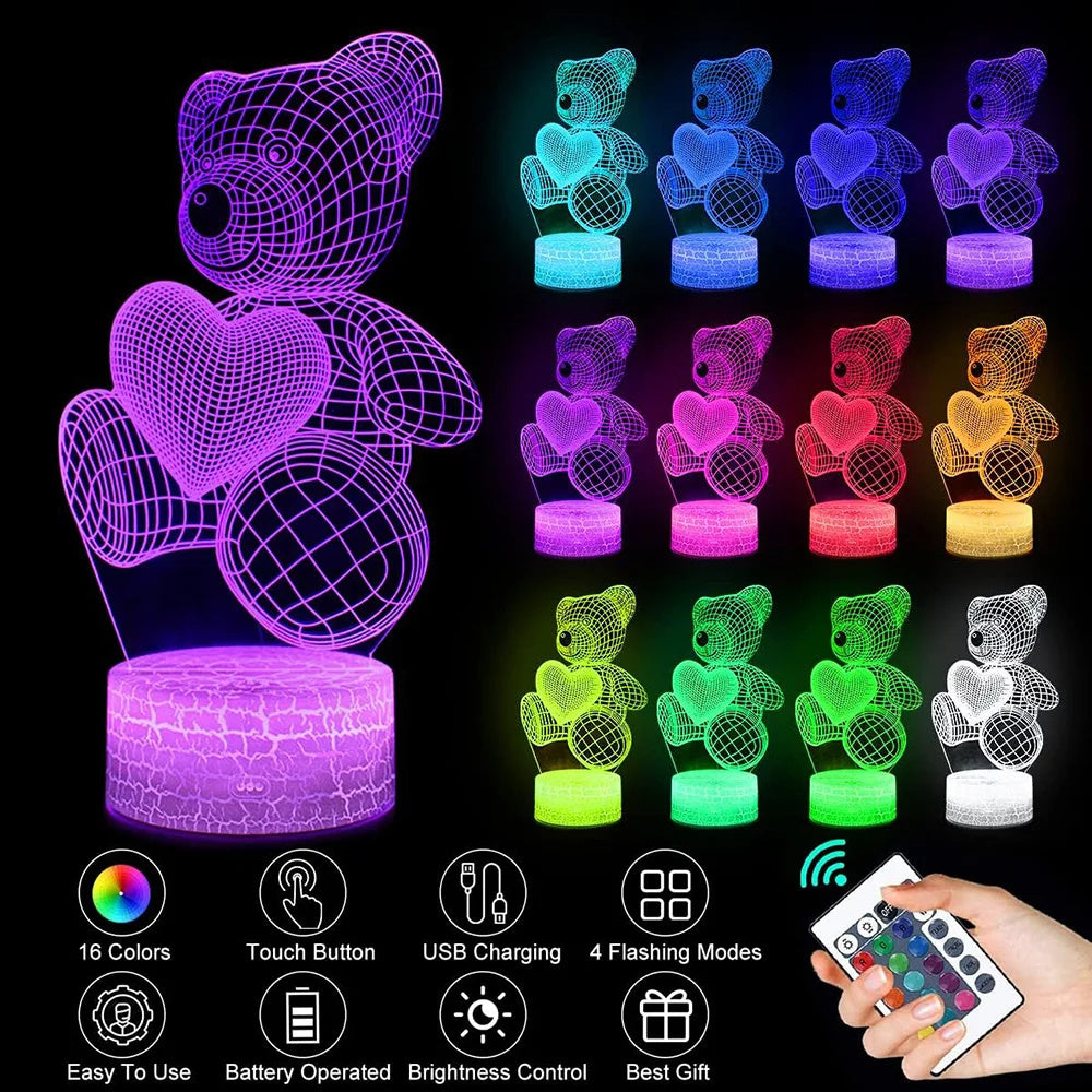 3D LED Night Light